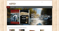 Desktop Screenshot of booksatdbp.com